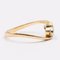 Contrarier Ring in 18k Yellow Gold with Two Diamonds, 1970s 6