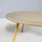 Tavolini da caffè rotondi moderni in legno beige, Italia, inizio XXI secolo, set di 2, Immagine 11