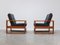 Modernist Armchairs in the style of Børge Mogensen, 1960s, Set of 2 8