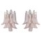 Italian Petal Murano Sconces in the style of Mazzega, 1970s, Set of 2 1