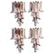 Mid-Century Italian Pink Wall Sconces, 1990s, Set of 3, Image 2