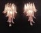 Mid-Century Italian Pink Wall Sconces, 1990s, Set of 3, Image 9