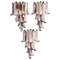 Mid-Century Italian Pink Wall Sconces, 1990s, Set of 3, Image 1