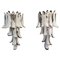 Italian Petal Murano Sconces in the style of Mazzega, 1970s, Set of 2, Image 1