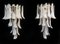 Apliques italianos de pétalos de Murano estilo Mazzega, años 70. Juego de 4, Imagen 14