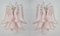 Applique a forma di petalo di Murano nello stile di Mazzega, Italia, anni '70, set di 4, Immagine 9