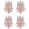 Apliques italianos de pétalos de Murano al estilo de Mazzega, años 70. Juego de 4, Imagen 1