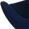 Egg Chair in Blue Fabric by Arne Jacobsen 12