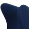 Egg Chair in Blue Fabric by Arne Jacobsen, Image 5