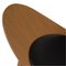 Shell Chair in Oak and Brown Leather from Hans Wegner, Image 12