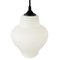 Vintage Glass Hanging Lamp in Milk Glass from Philips, 1960s 2