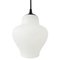 Vintage Glass Hanging Lamp in Milk Glass from Philips, 1960s, Image 3