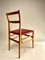 Gio Ponti zugeschriebene Leggera Stühle aus hellem Holz für Cassina, 1950er, 2er Set 4