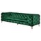 Chester Three-Seater Sofa in Green Velvet by Europa Antiques, Image 1