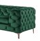Chester 3-Sitzer Sofa aus grünem Samt von Europa Antiques 3