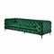 Chester Three-Seater Sofa in Green Velvet by Europa Antiques, Image 4