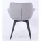 Fauteuils en Velours Gris par Spanish Manufactory, Set de 2 5