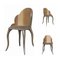 Niedriger Design Stuhl in Altgold von Europa Antiques 5