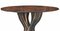 Mesa de comedor de madera con chapa de raíz de nogal de Europa Antiques, Imagen 3