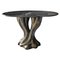 Dining Table in Black Silk Marble by Europa Antiques 1