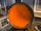 Orangefarbener Keramik Teller von Europa Antiques 3