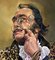 Monserrat Griffell, Retrato de Salvador Dali, siglo XXI, óleo sobre lienzo, Imagen 2