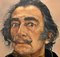 Monserrat Griffell, Portrait of Salvador Dali, 21st Century, Oil on Canvas, Image 3