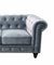 Chester Premium 2-Sitzer Sofa aus grauem Samt von Europa Antiques 2