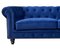 Chester Premium Three-Seater Sofa in Navy Blue Velvet by Europa Antiques 2