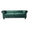 Chester Premium Drei-Sitzer Sofa aus grünem Samt von Europa Antiques 3