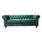 Chester Premium Three-Seater Sofa in Green Velvet by Europa Antiques 3