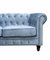 Chester Premium Two-Seater Sofa in Dusky Blue Velvet by Europa Antiques 2