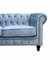 Chester Premium Two-Seater Sofa in Dusky Blue Velvet by Europa Antiques, Image 2
