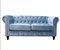 Chester Premium Two-Seater Sofa in Dusky Blue Velvet by Europa Antiques, Image 4