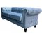 Chester Premium Drei-Sitzer Sofa in Altblau Samt von Europa Antiques 4