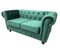 Chester Premium 2-Sitzer Sofa aus grünem Samt von Europa Antiques 4