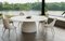 Tavolo da pranzo di design bianco opaco di Europa, Immagine 2