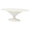Design Oval Dining Table in White Matte by Europa, Image 1