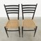 Mid-Century Spinetto Ladder Back Chairs from Chiavari, Italy, 1970s, Set of 2, Image 5