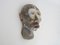 Ph Monaux, Face Sculpture, 1980s, Plaster & Terracotta 1