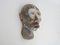 Ph Monaux, Face Sculpture, 1980s, Plaster & Terracotta, Image 1