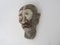 Ph Monaux, Face Sculpture, 1980s, Plaster & Terracotta, Image 3