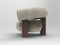 Cassette Armchair in Spugna Beige Fabric and Smoked Oak by Alter Ego for Collector 3