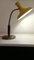 Lampada da scrivania grande con paralume in acciaio giallo, Italia, anni '50, Immagine 5