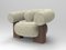 Cassette Armchair in Outdoor Talea Green Fabric and Smoked Oak by Alter Ego for Collector, Image 2