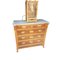 Modernist French Chest of Drawers with Marble Top, Image 5