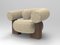 Cassette Armchair in Outdoor Talea Yellow Fabric and Smoked Oak by Alter Ego for Collector, Image 2