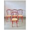 Italian Red Metal Bistro Chair from Molteni, 1980s 3