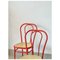 Chaise de Bistrot en Métal Rouge de Molteni, Italie, 1980s 4