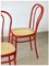 Italian Red Metal Bistro Chair from Molteni, 1980s, Image 6